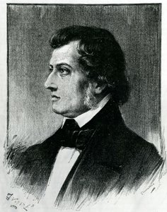 Frederic Chopin by Ferdinand Victor Eugene Delacroix